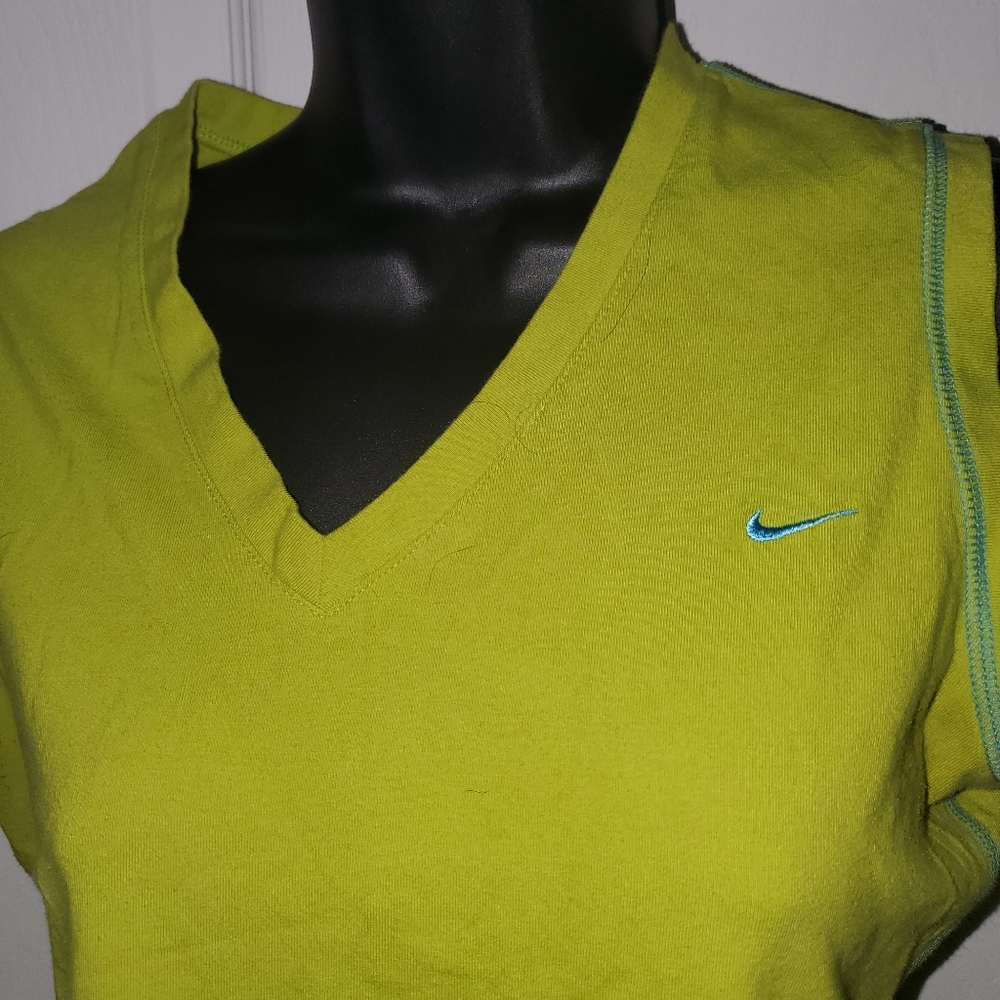Green Nike top